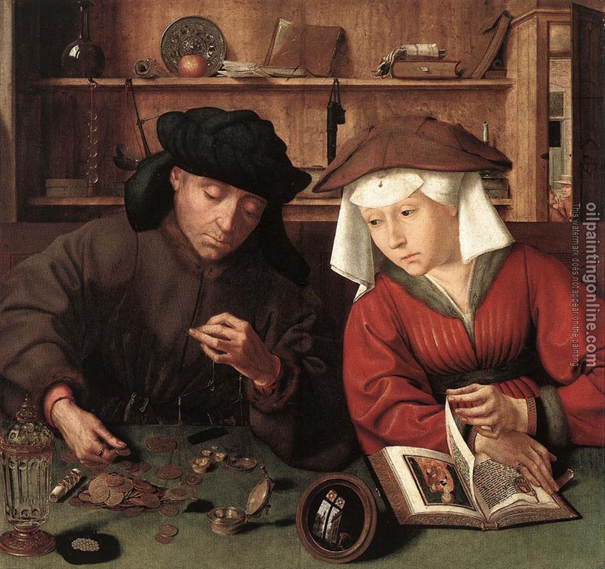 Quentin Massys - The Moneylender and his Wife